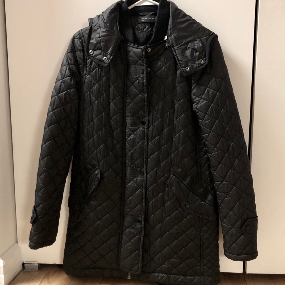 Zara Quilted Coat